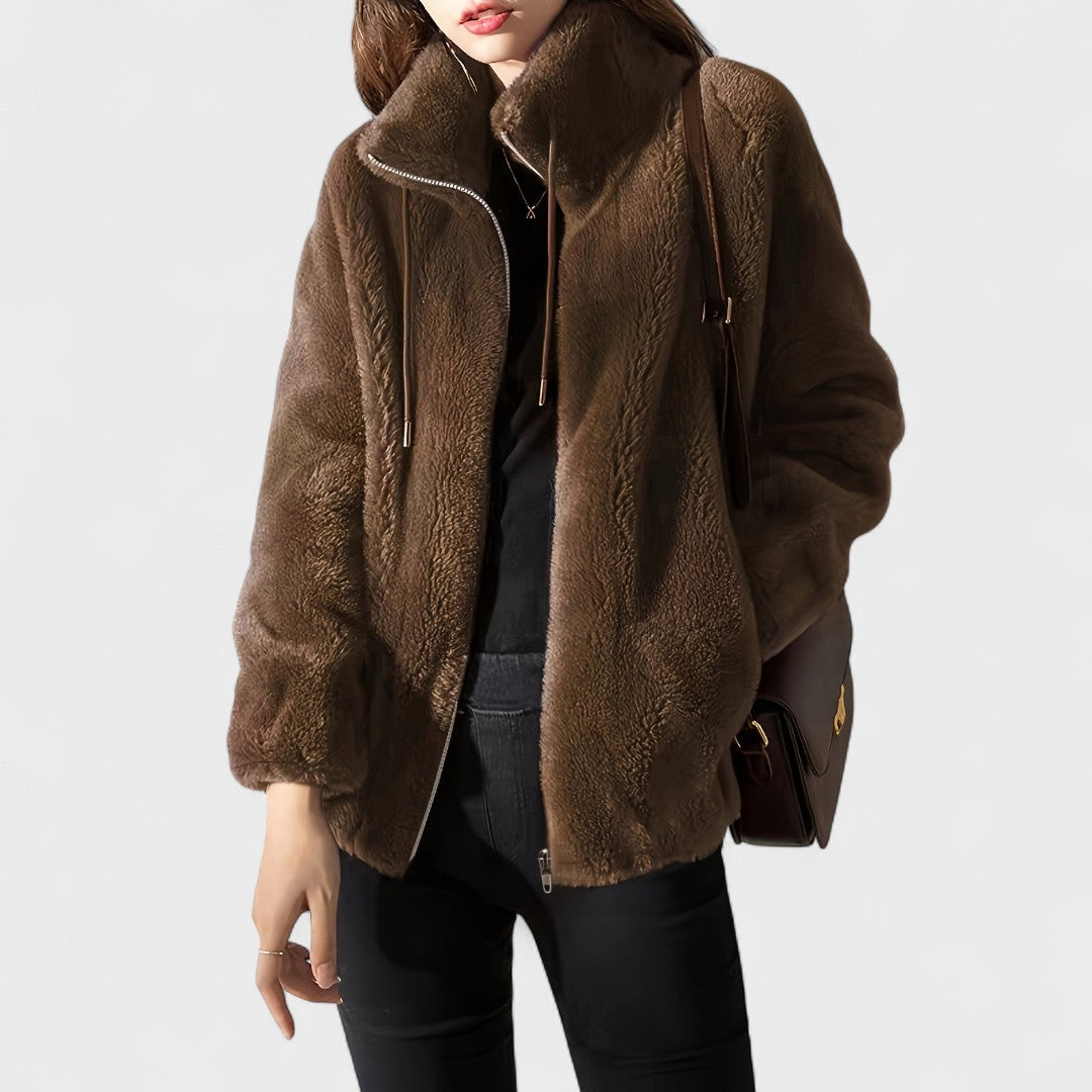 Mila | Luxury Plush Zip Jacket