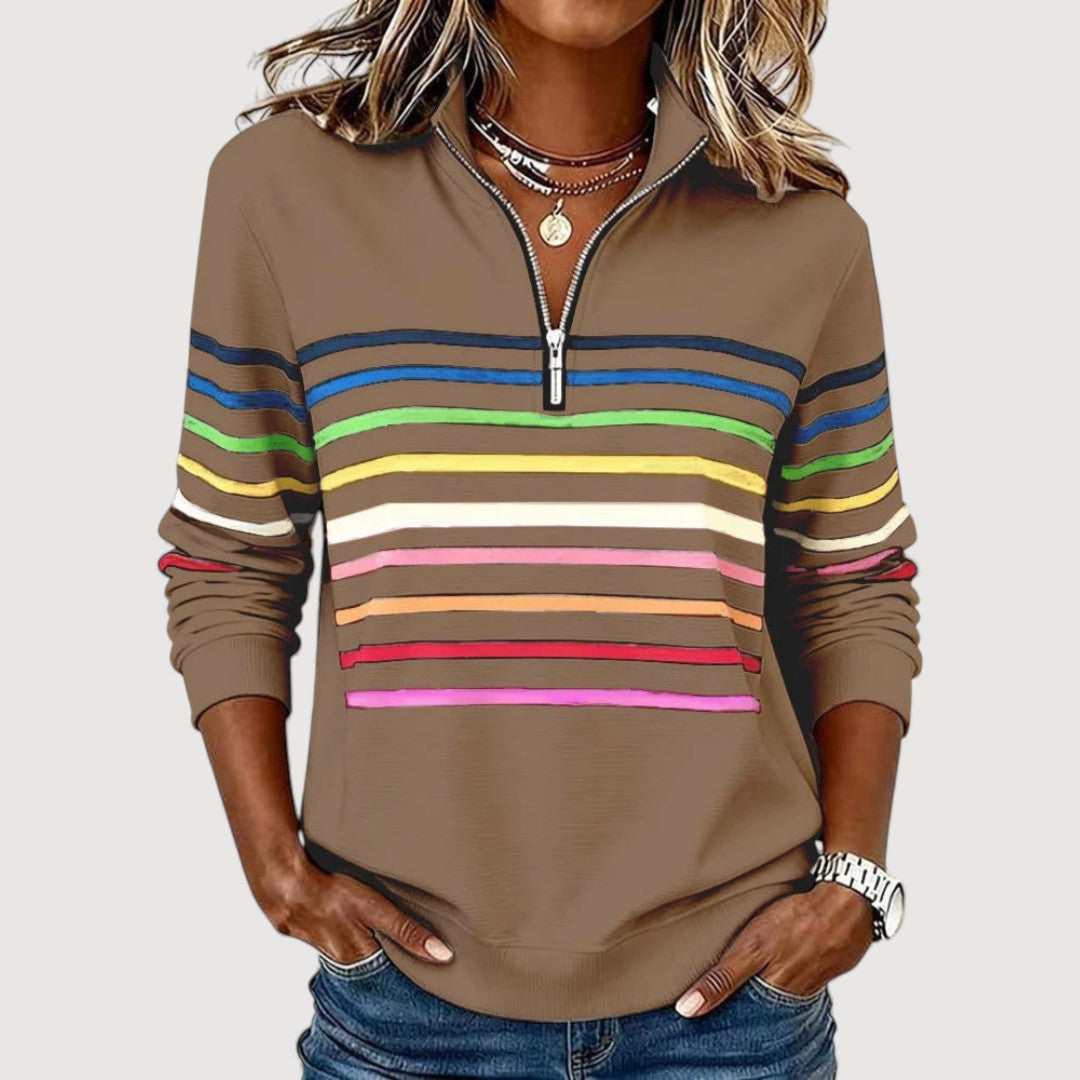 Larysa | loose top with a zipper