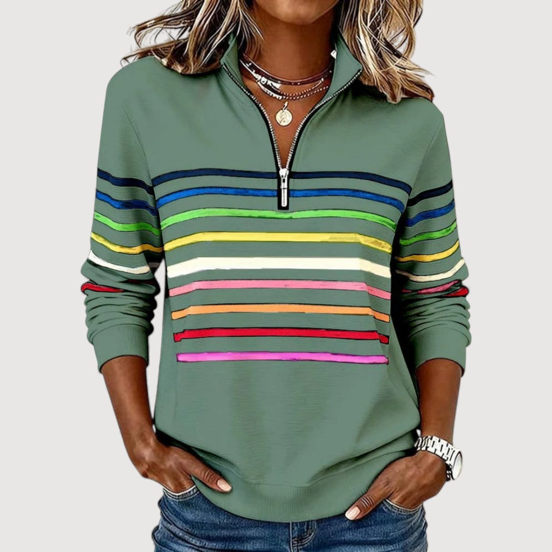 Larysa | loose top with a zipper