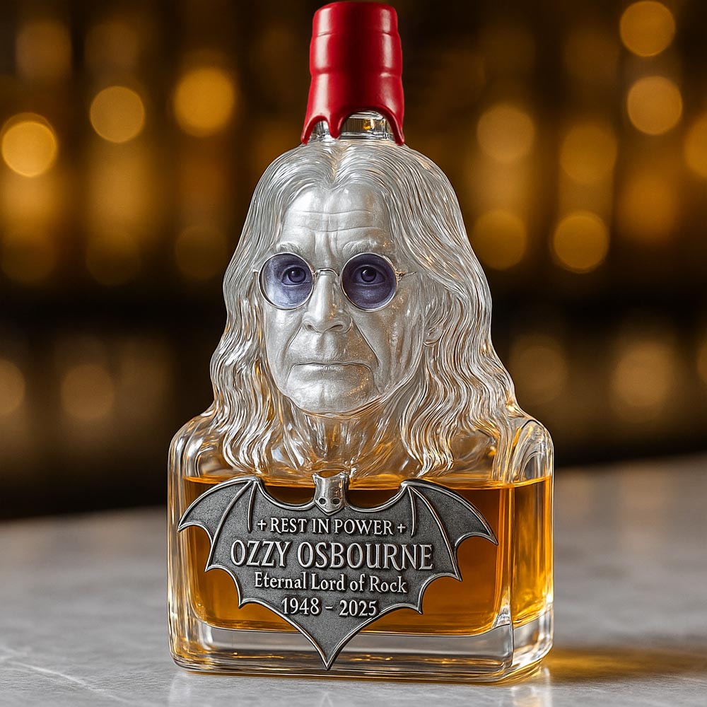 Eternitized in Glass — Whiskey Glass in Honor of Ozzy Osbourne