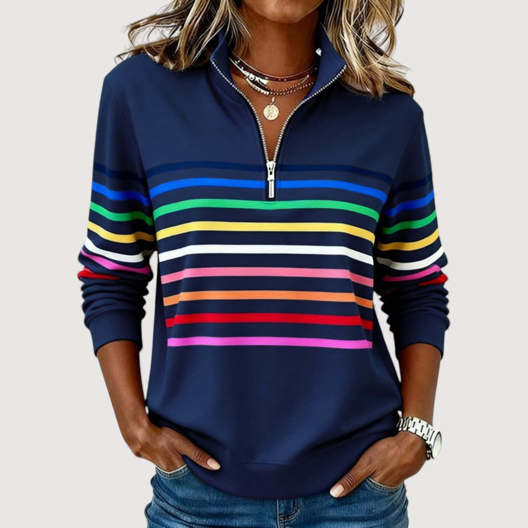 Larysa | loose top with a zipper