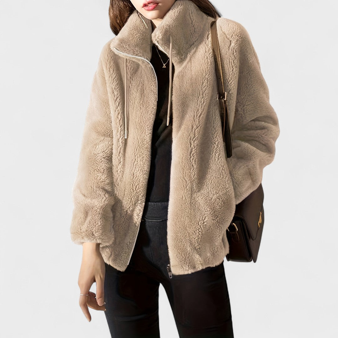 Mila | Luxury Plush Zip Jacket
