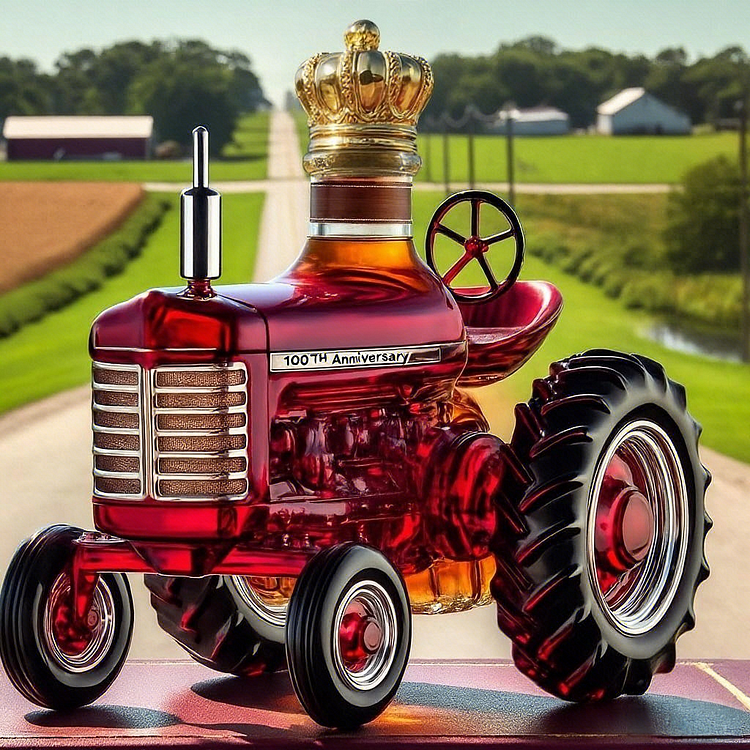 100 LET FARMALL Whiskey Bottle