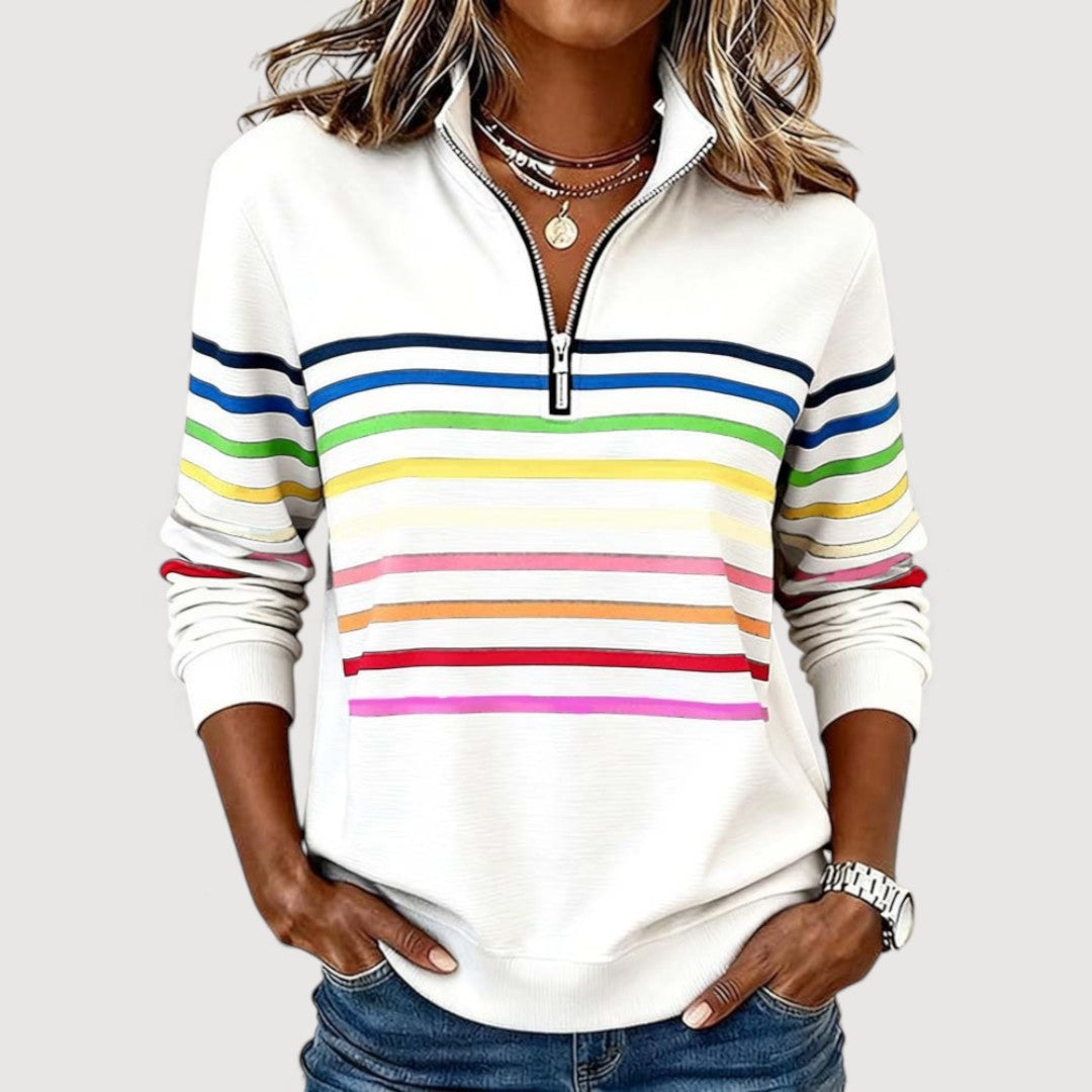 Larysa | loose top with a zipper