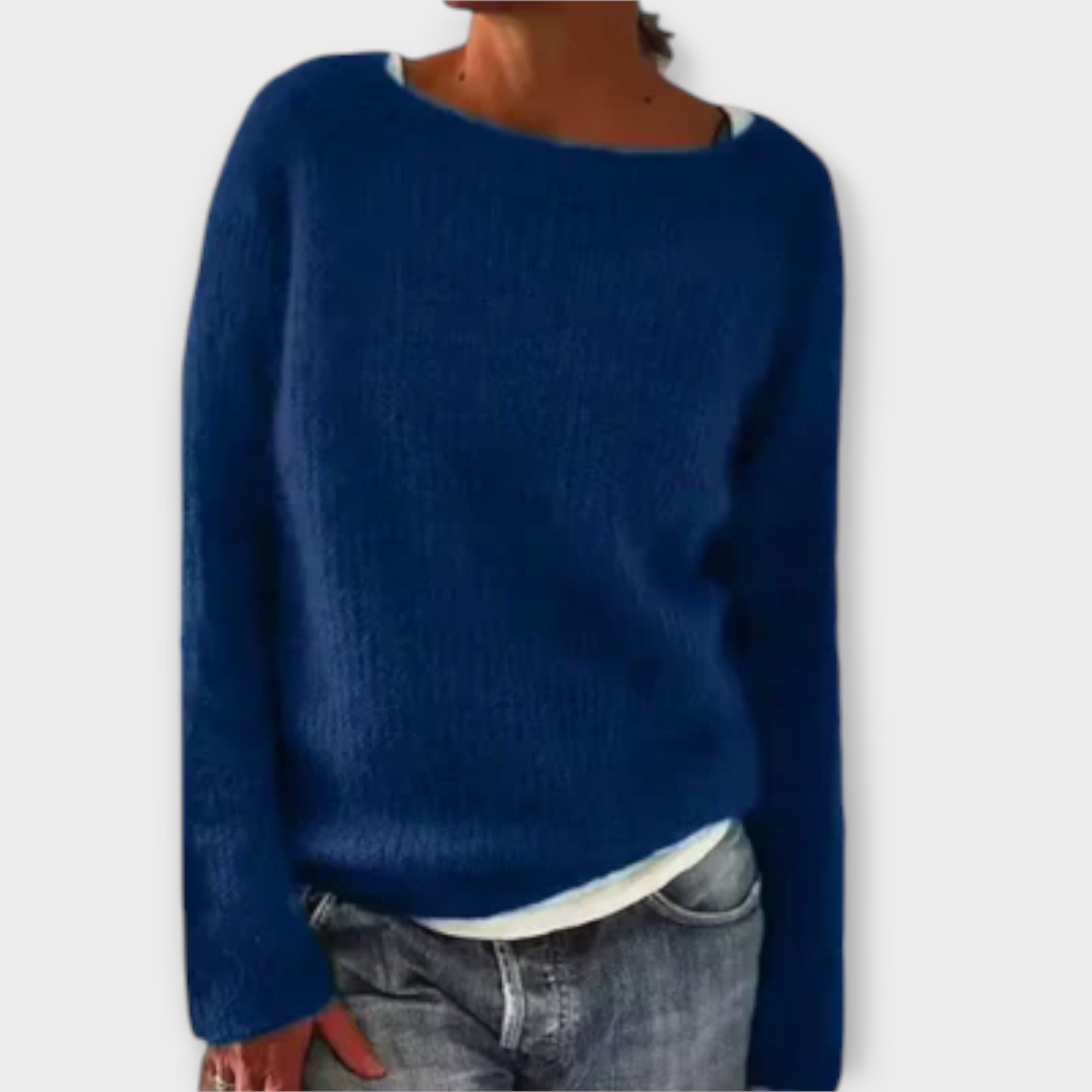 Regine – Solid Color Knitted Sweater