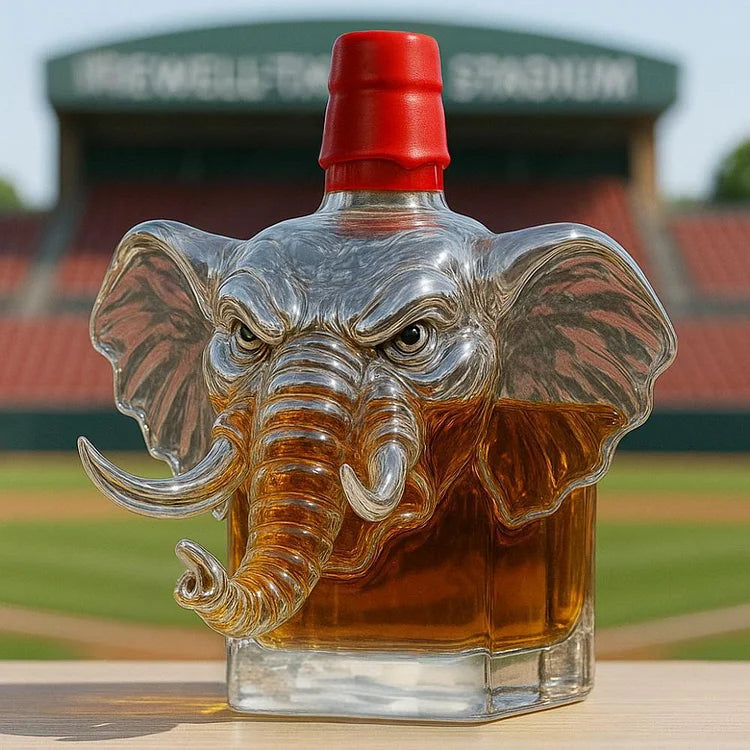 Elephant Crown Royal  Whiskey Bottle