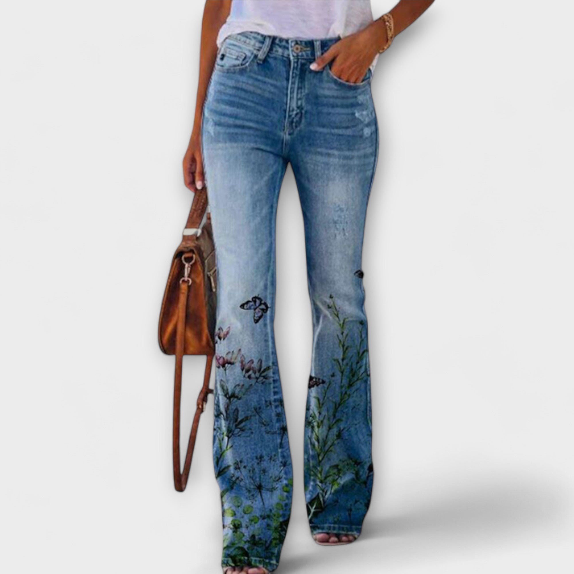 Flower Pattern Pants