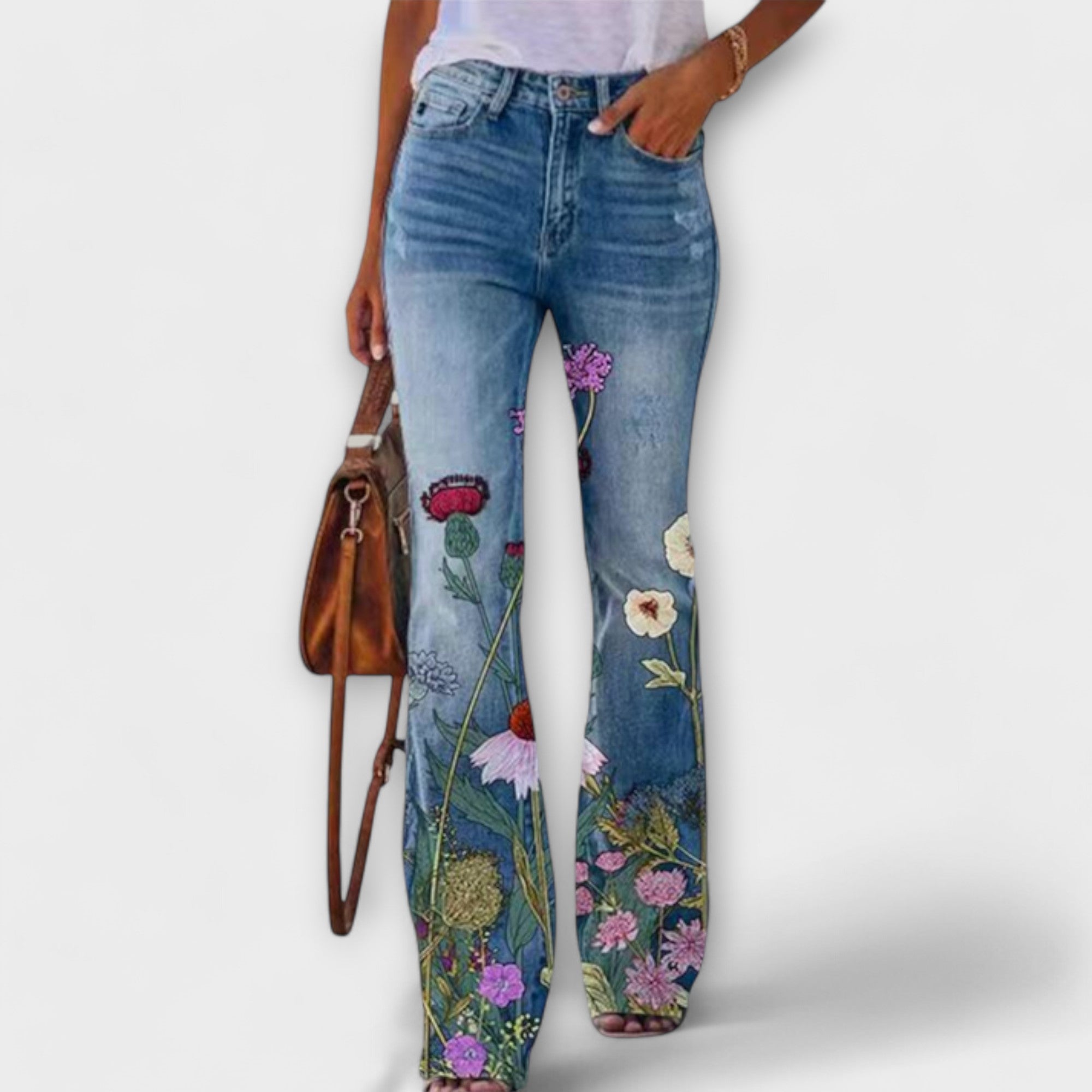 Flower Pattern Pants