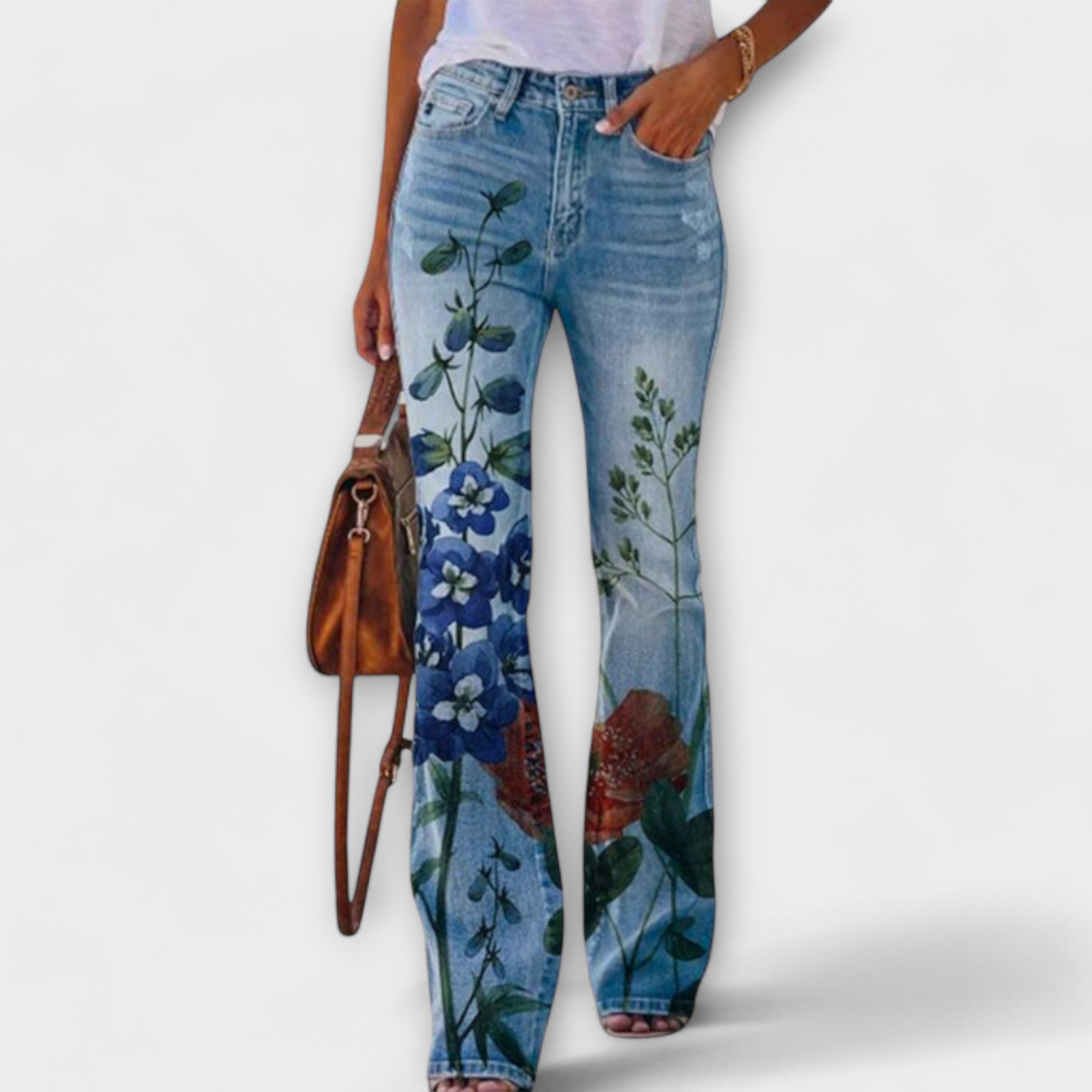 Flower Pattern Pants