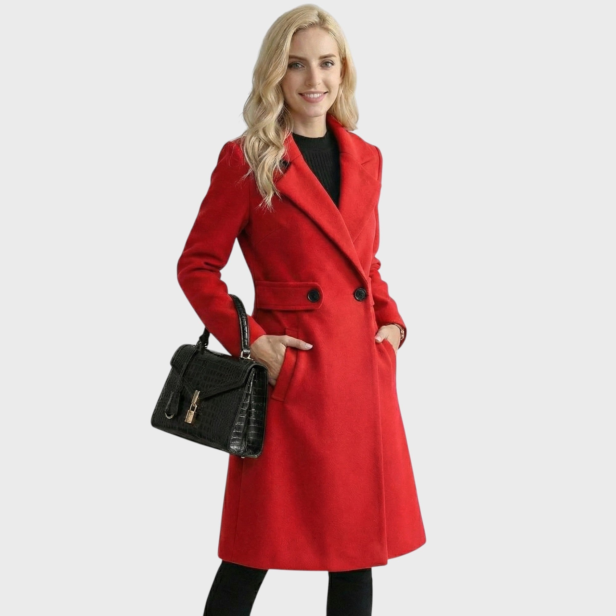 Clara - Wool Coat with Belt