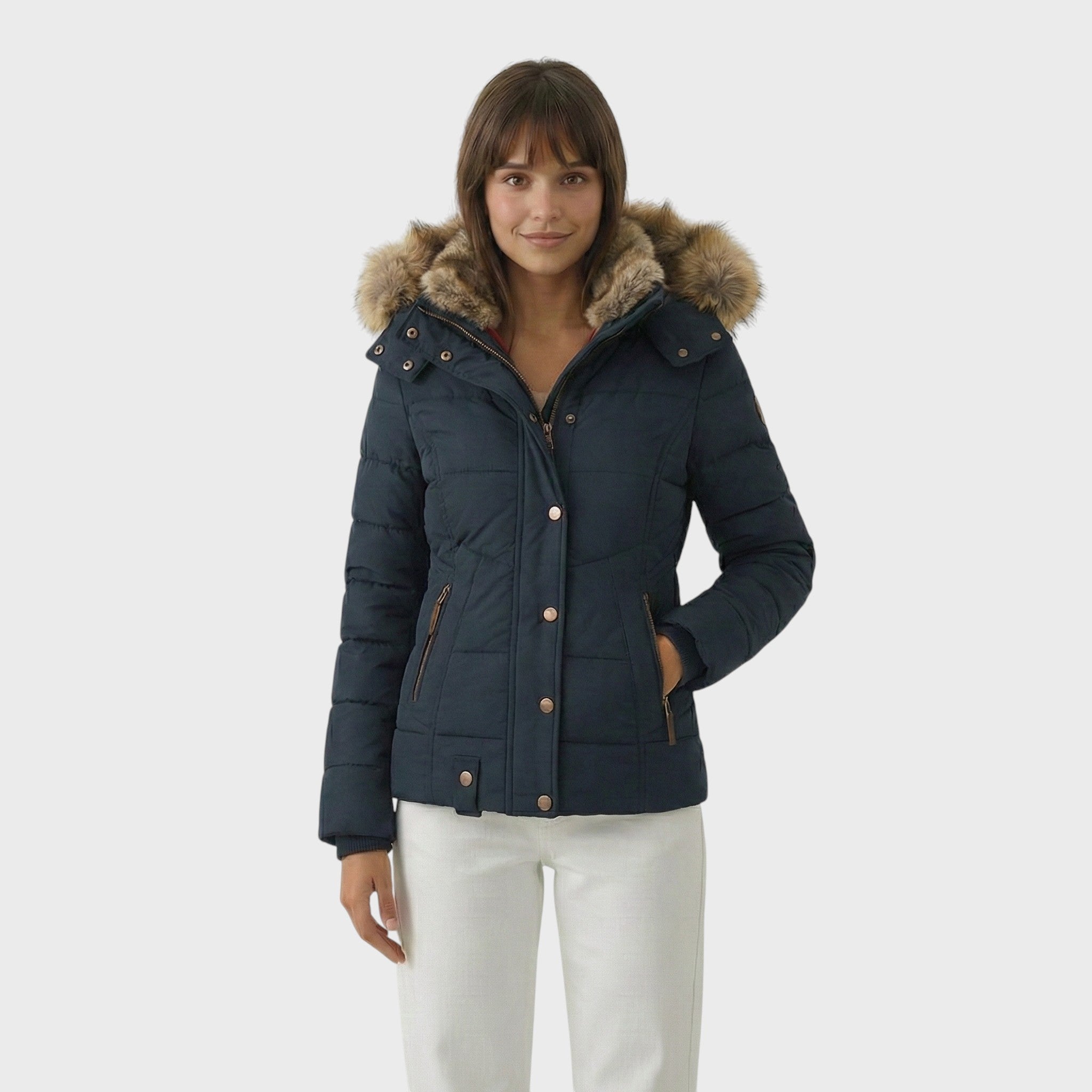 Lucie | Winter Jacket with Fur Lining