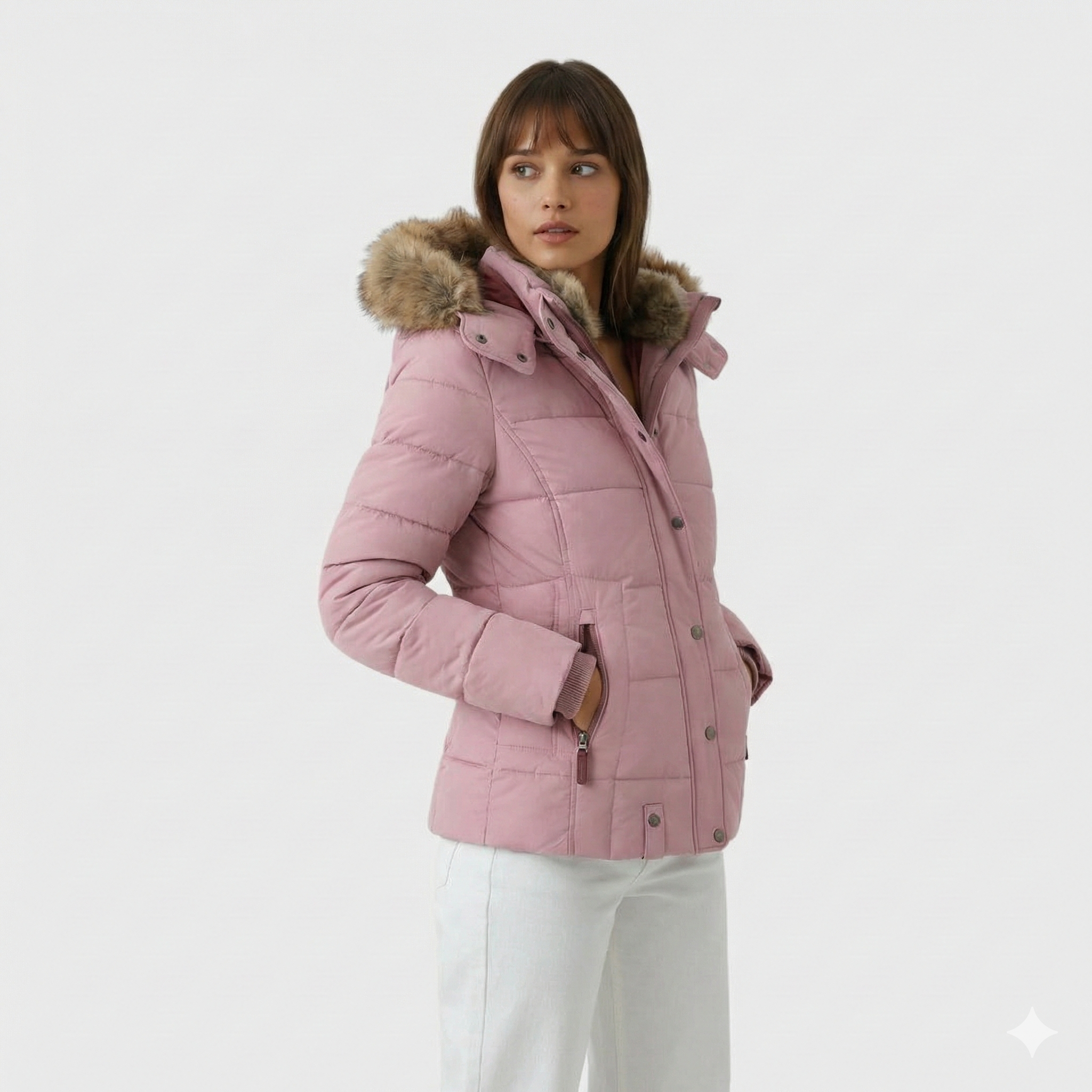 Lucie | Winter Jacket with Fur Lining