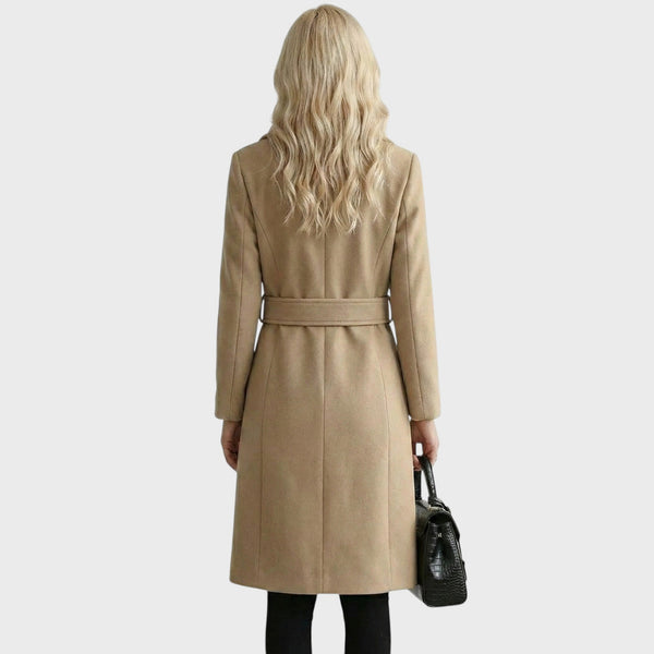 Clara - Wool Coat with Belt