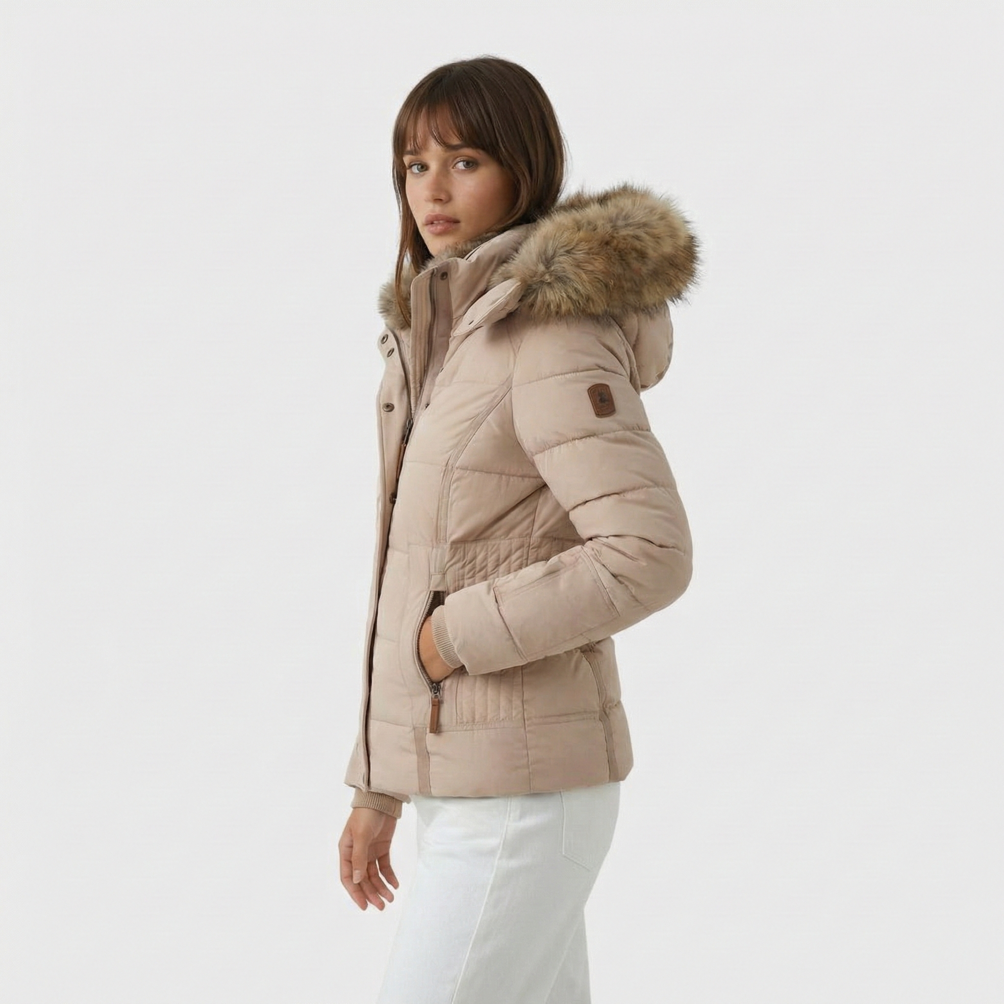 Lucie | Winter Jacket with Fur Lining