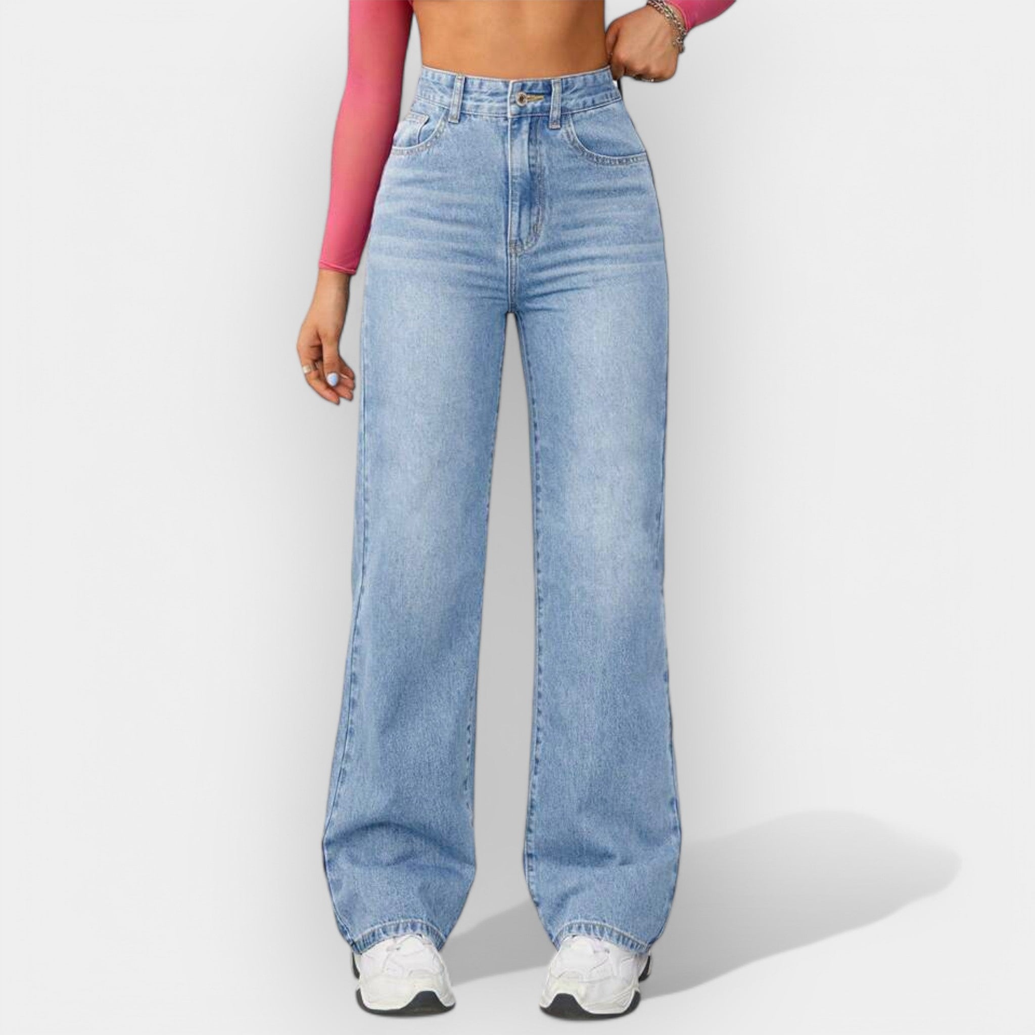 Magdaléna Sophisticated Straight Jeans All-Day Comfort