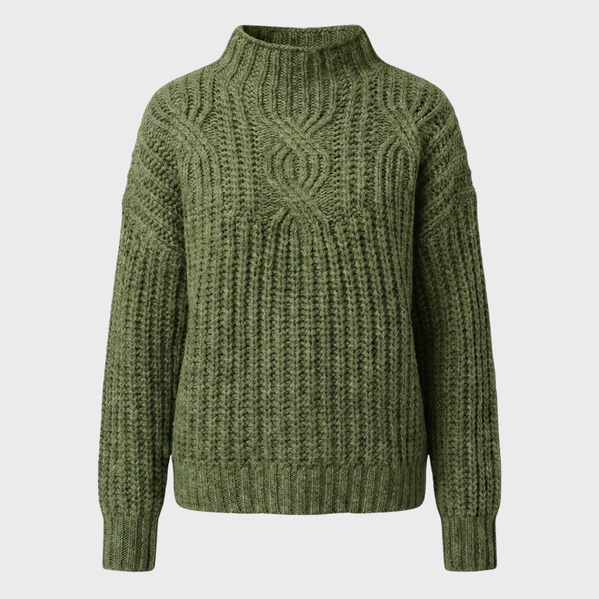 Aroa – Knitted Sweater with Turtleneck