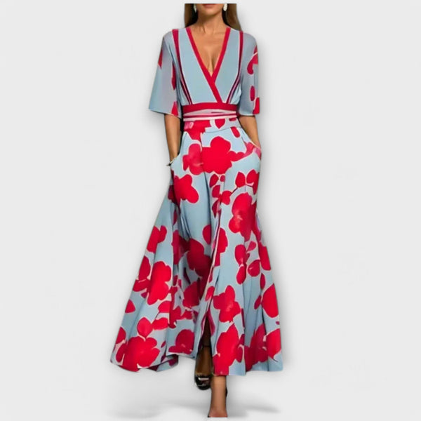 Verity - Long Dress with Floral Print