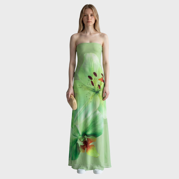 Verity - Long Dress with Floral Print