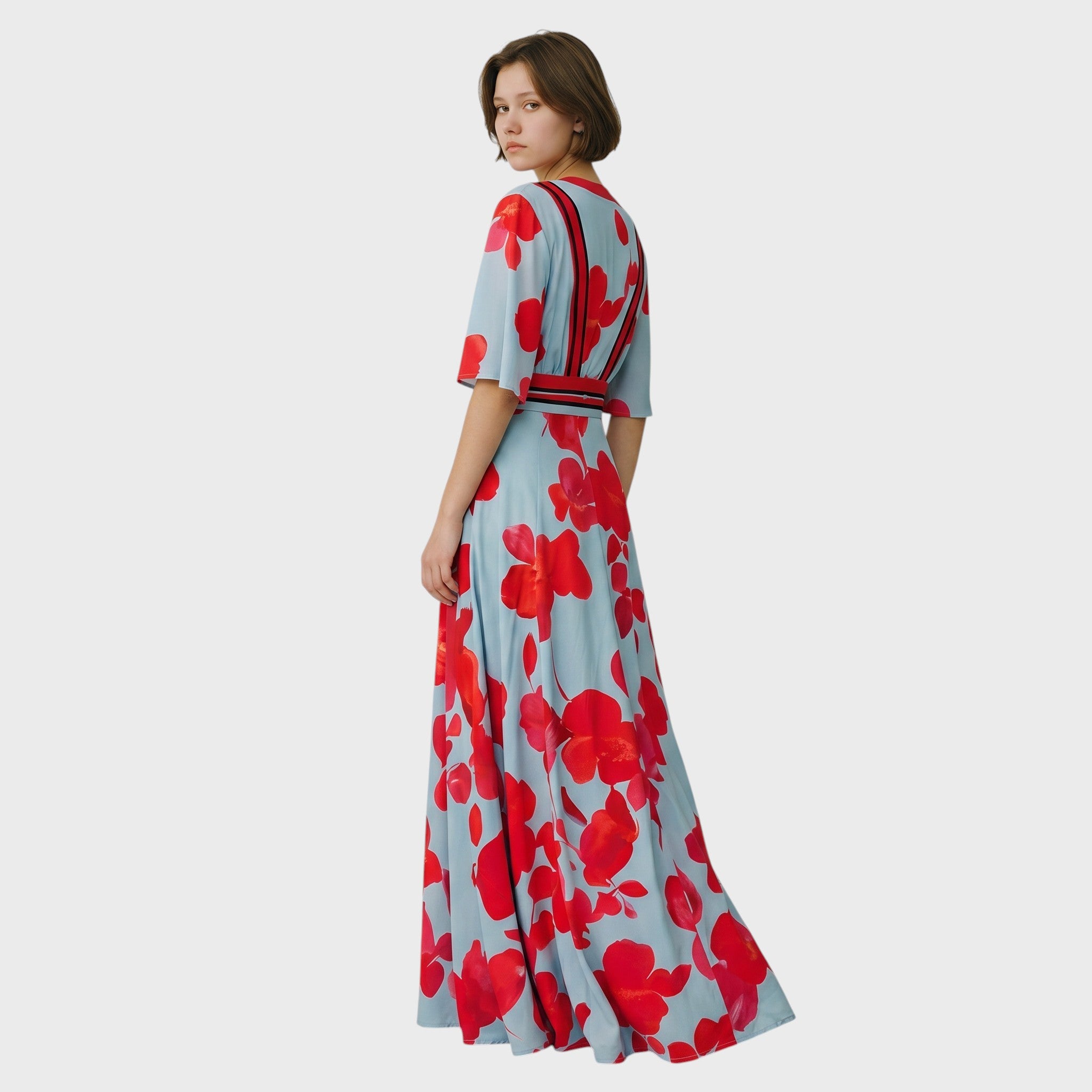 Verity - Long Dress with Floral Print