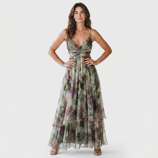 Verity - Long Dress with Floral Print