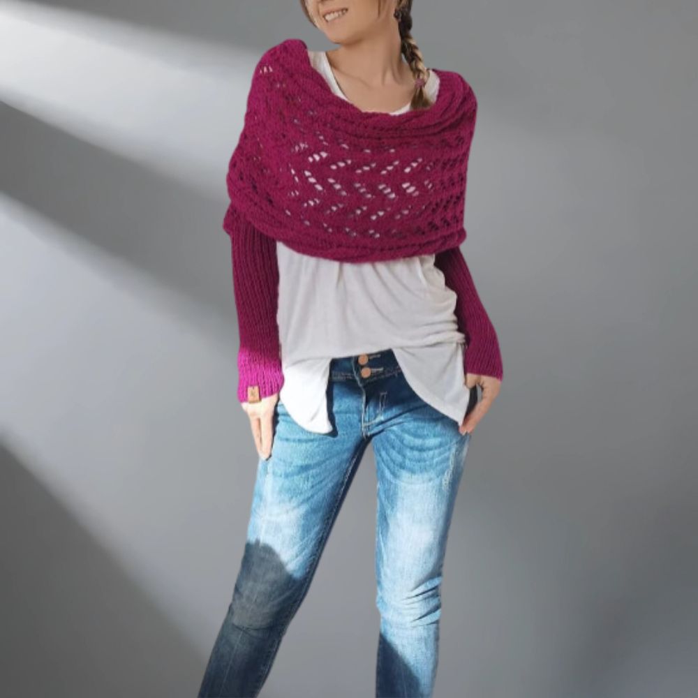 Celeste™ - Elegant Knitted Scarf