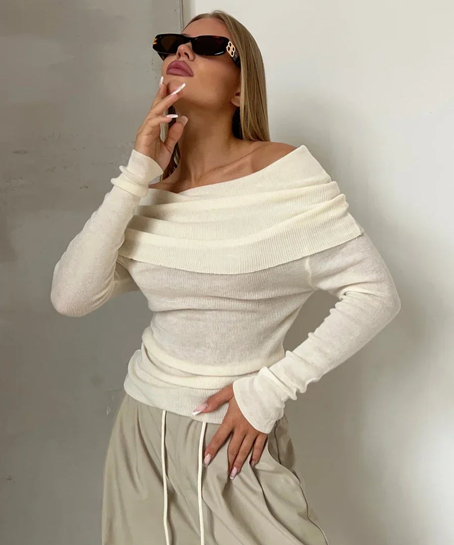 Orvieto Top with Exposed Shoulders