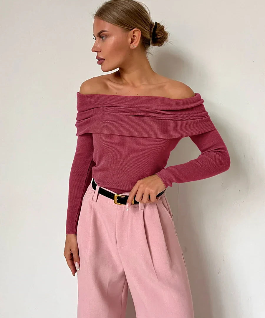 Orvieto Top with Exposed Shoulders