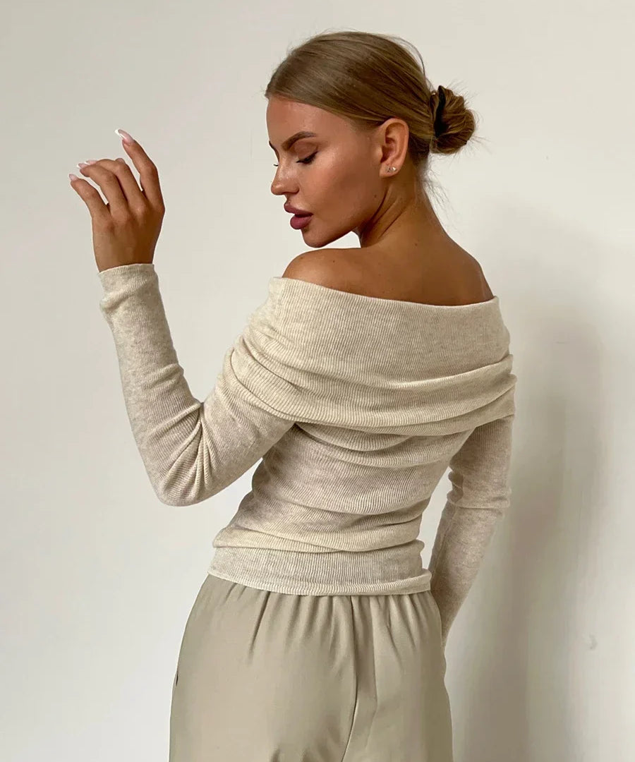 Orvieto Top with Exposed Shoulders