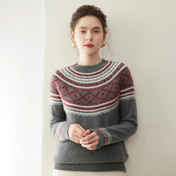 Norvale Alpine Jacquard Cashmere Knit
