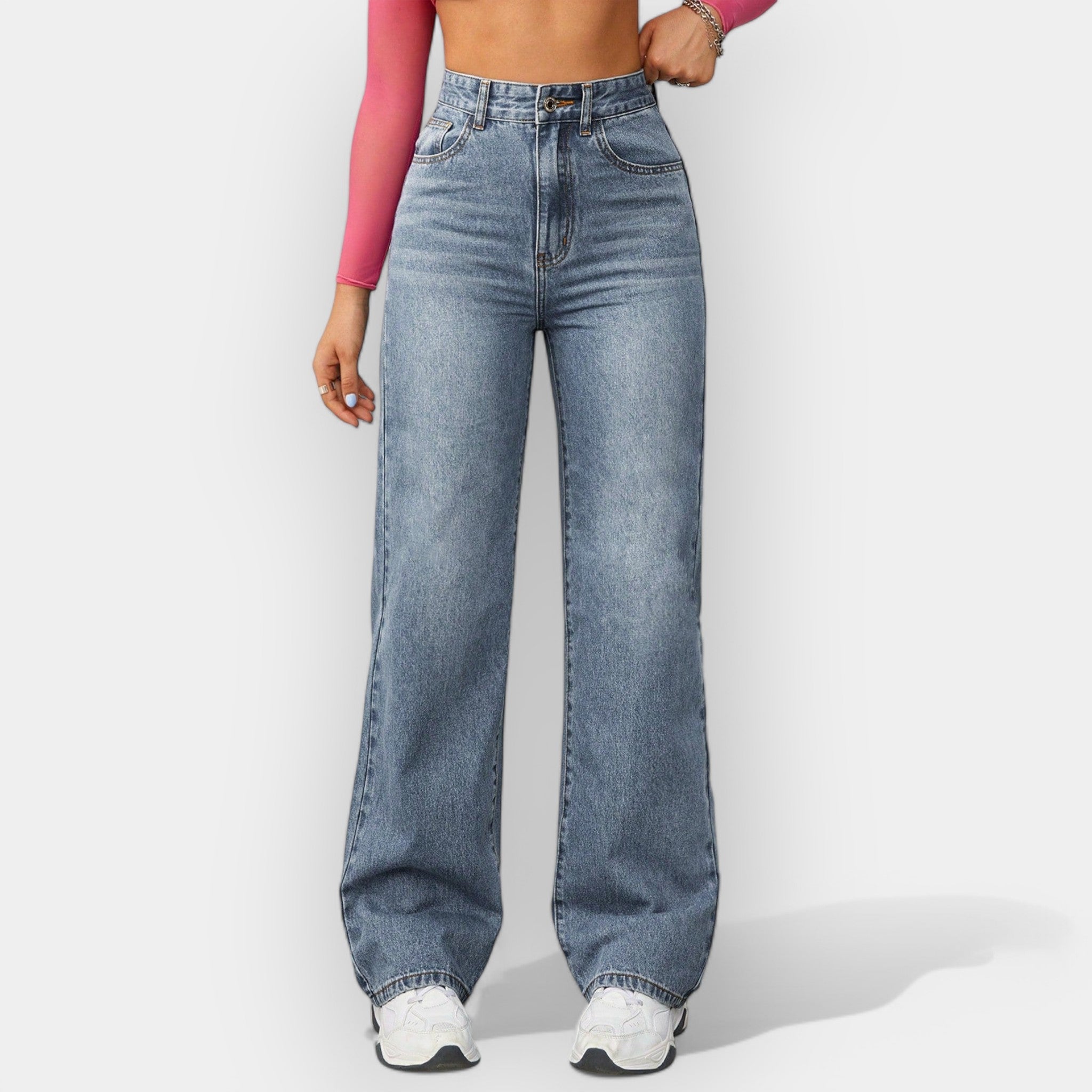 Magdaléna Sophisticated Straight Jeans All-Day Comfort