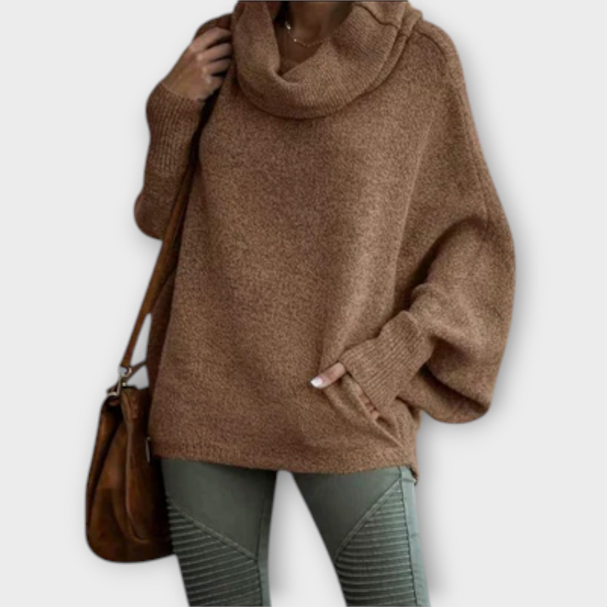 Ulrike - Elegant Women's Sweater in Turtle Shell Style