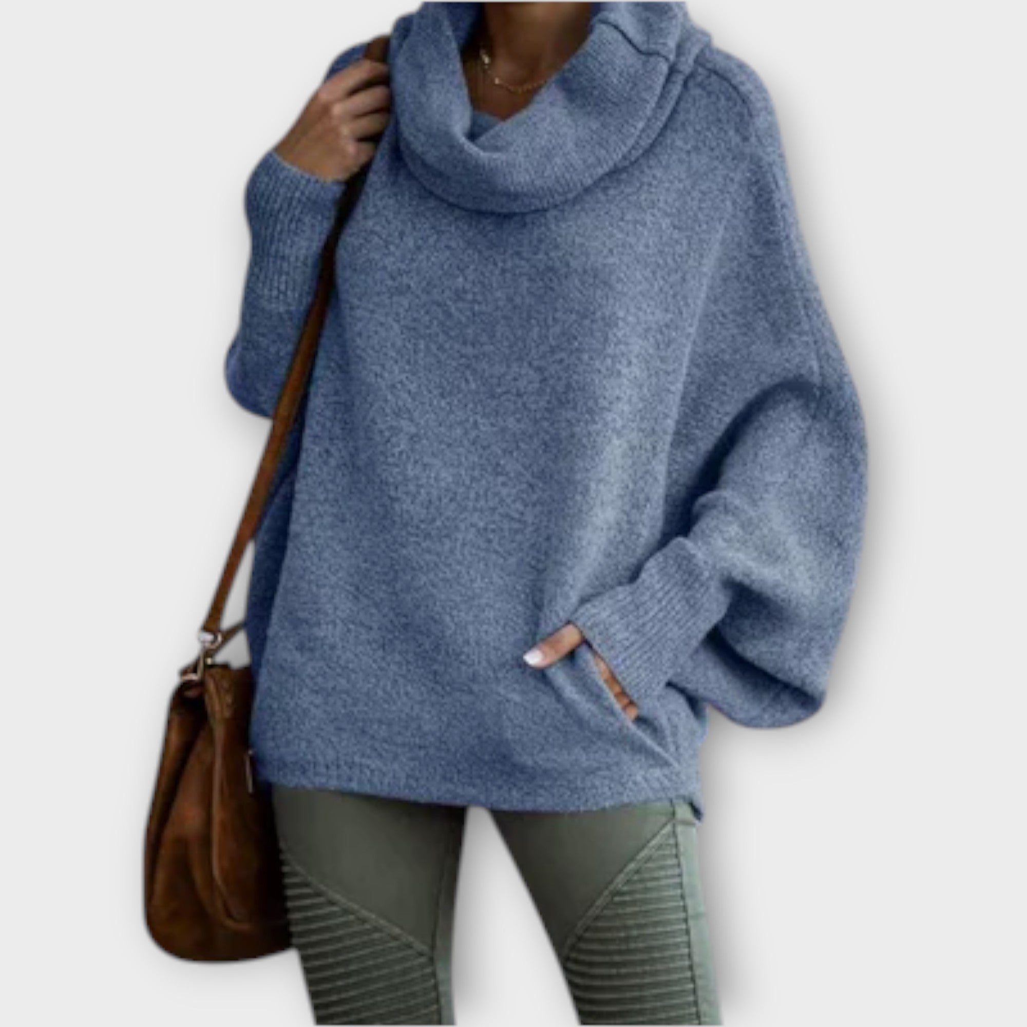 Ulrike - Elegant Women's Sweater in Turtle Shell Style