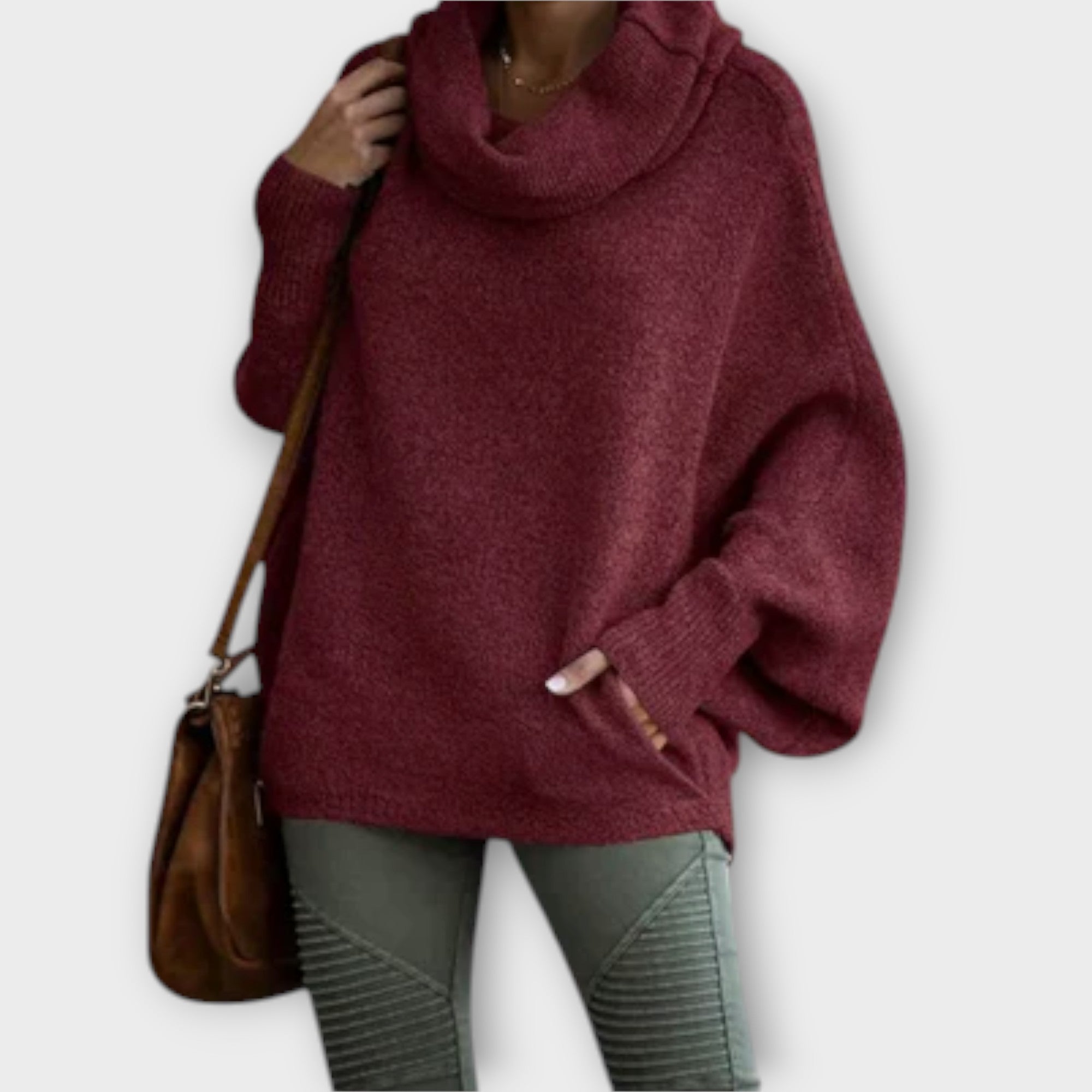 Ulrike - Elegant Women's Sweater in Turtle Shell Style