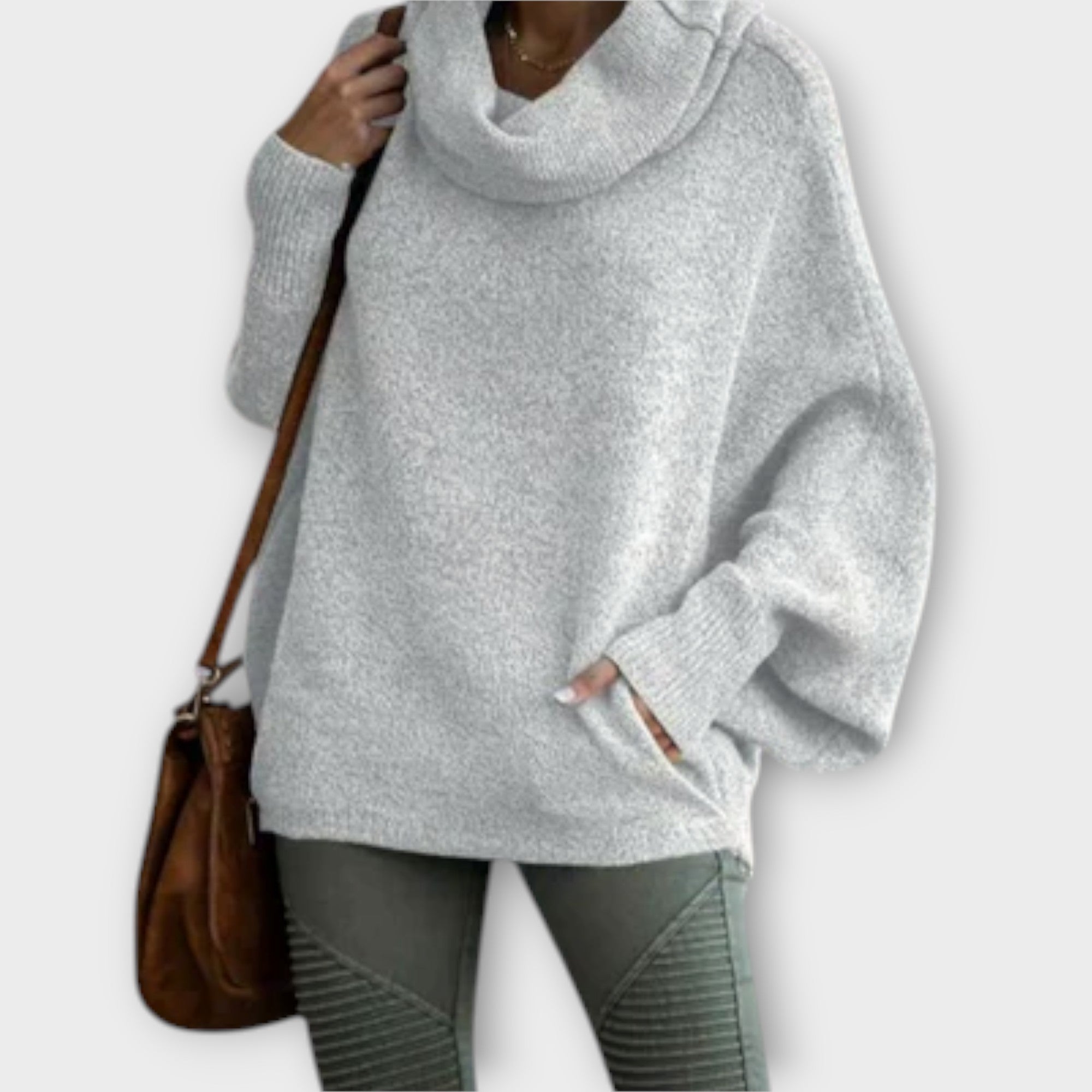 Ulrike - Elegant Women's Sweater in Turtle Shell Style