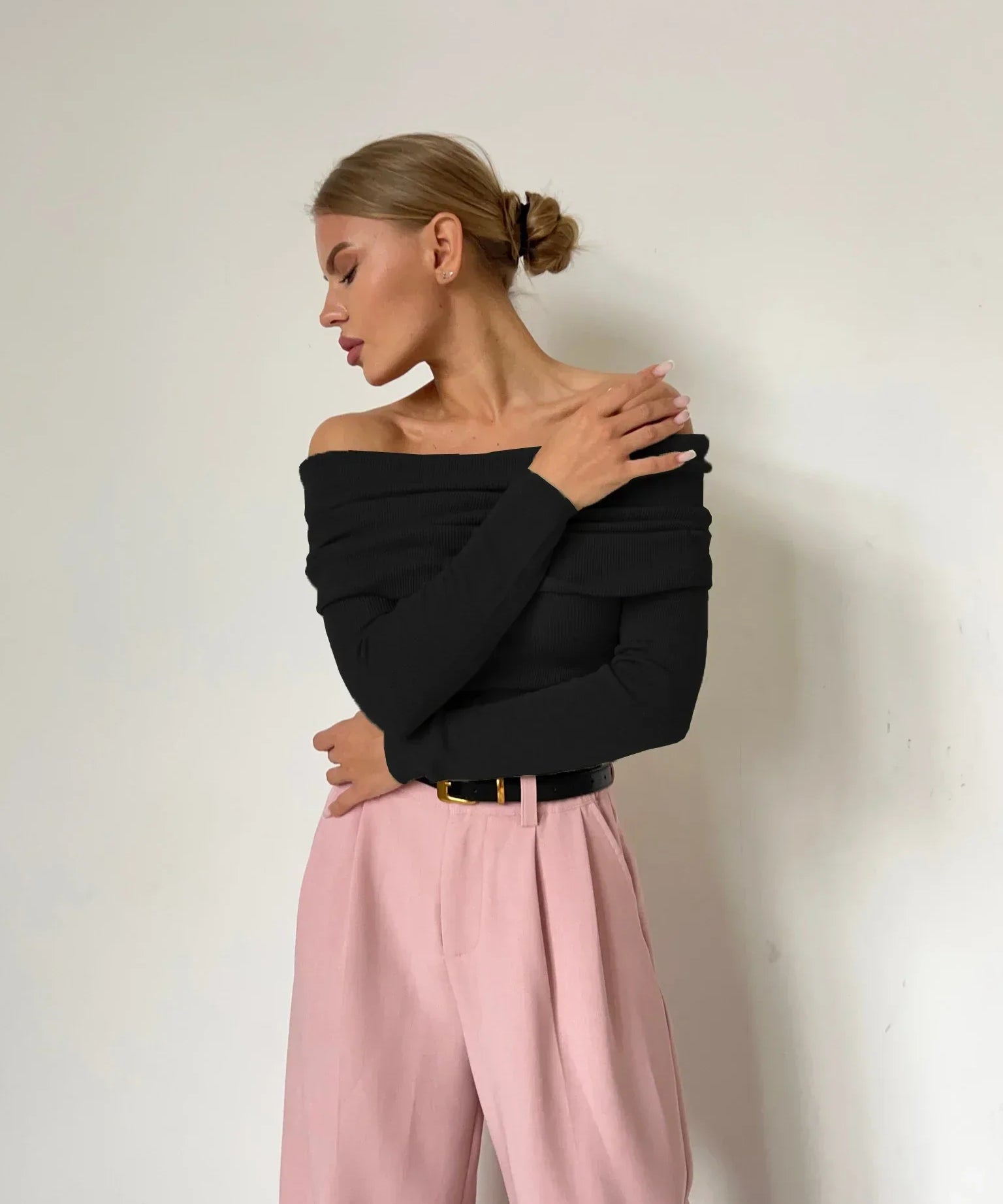 Orvieto Top with Exposed Shoulders