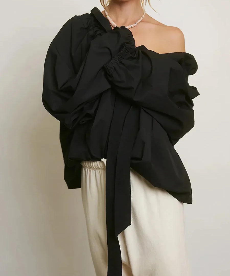 Bellarine Puffed Cotton Blouse
