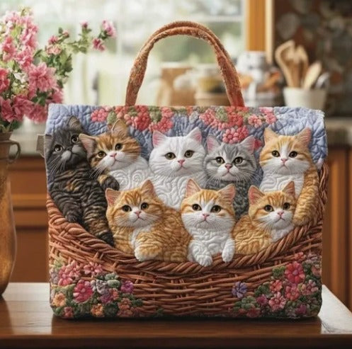 Kittens 2 | Oxford Fabric Tote Bag