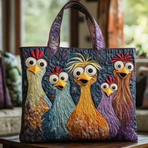 Chickens | Oxford Fabric Tote Bag