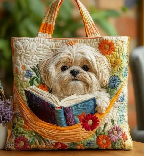 Maltese Bichon 2 | Oxford Fabric Tote Bag