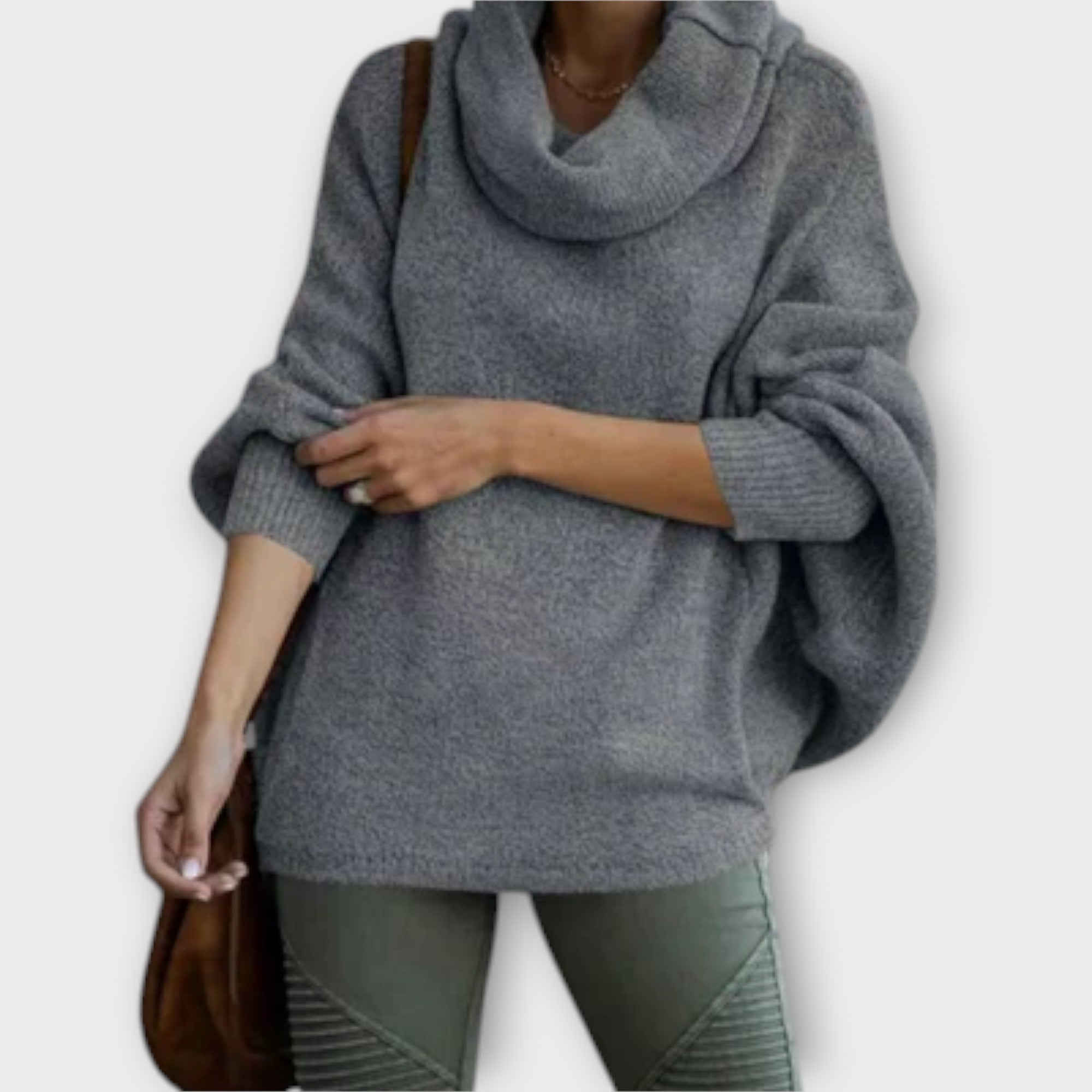 Ulrike - Elegant Women's Sweater in Turtle Shell Style