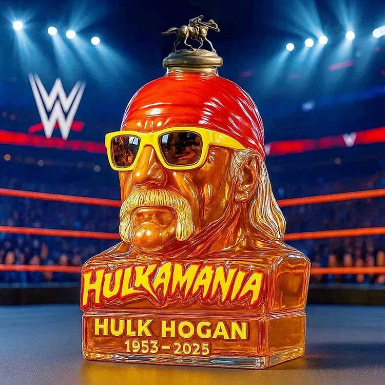 1953 Limited Edition Collectible Hulk Hogan Whiskey Bottle