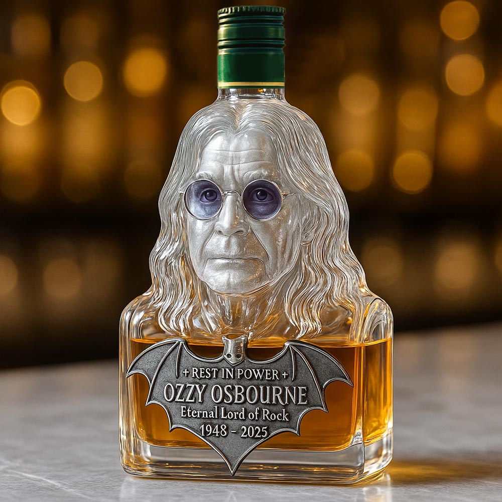Eternitized in Glass — Whiskey Glass in Honor of Ozzy Osbourne