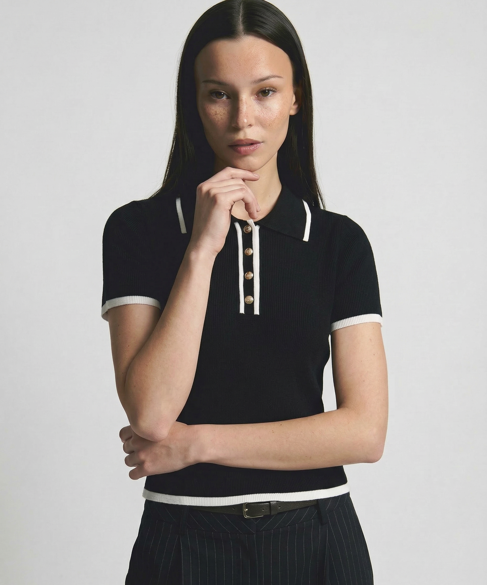 Cotton Linea Contour Polo Shirt
