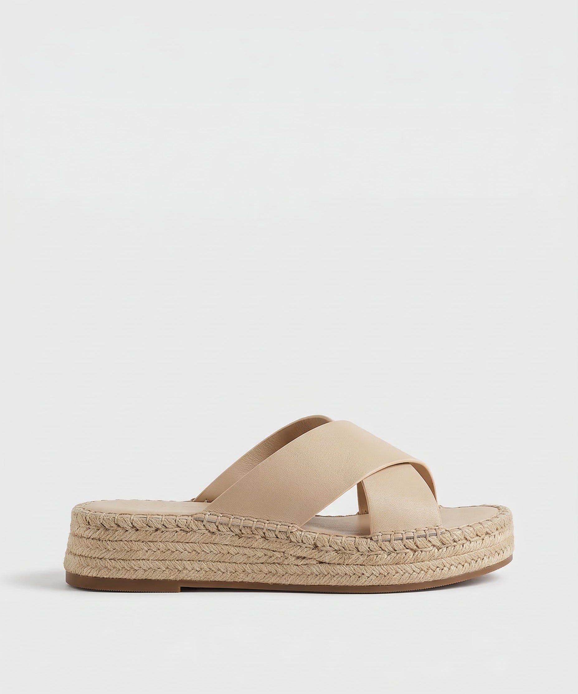 Sorella Woven Leather Platform Sandals
