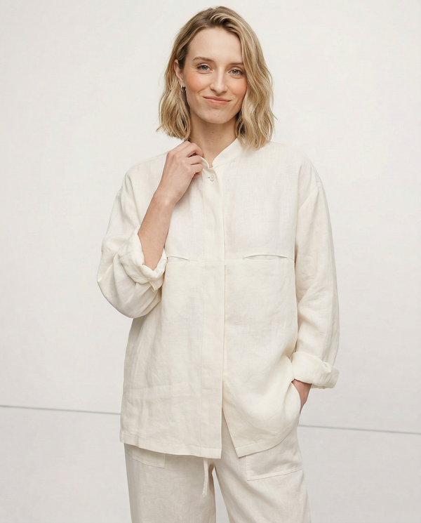 Linen Shirt with Collar Madeline