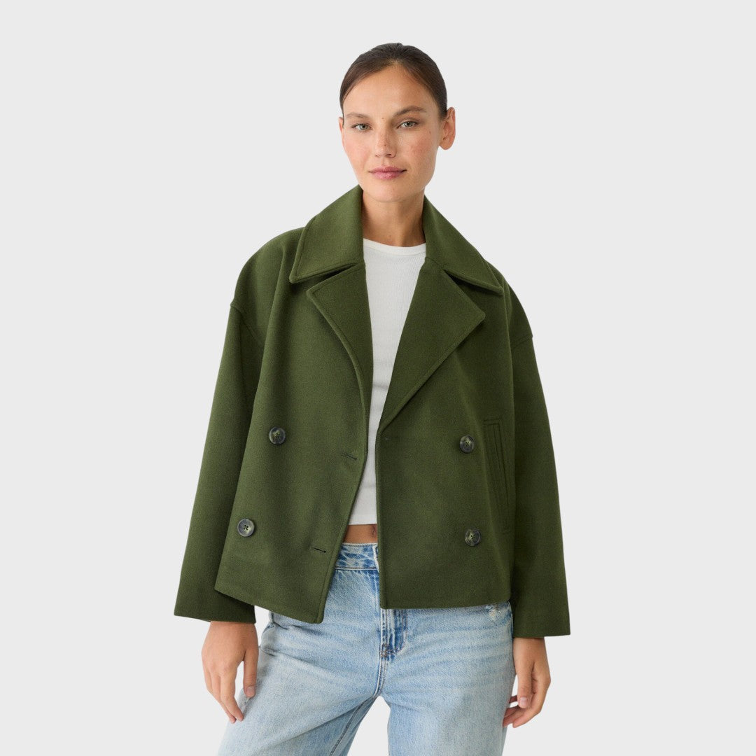 Kateřina | Double-breasted Short Jacket