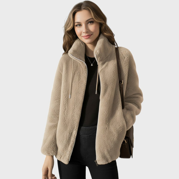 Mila | Luxury Plush Zip Jacket