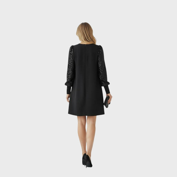 Elena | Cocktail Dress with Sequin Sleeves