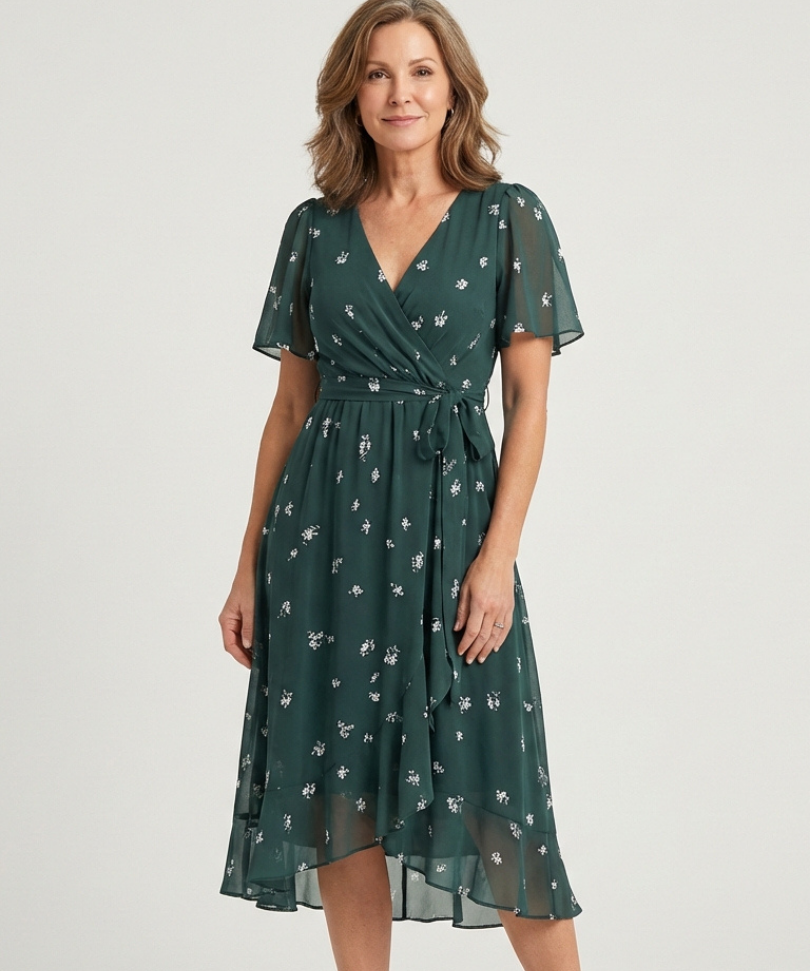 Chloé | Midi Dress with Abstract Pattern