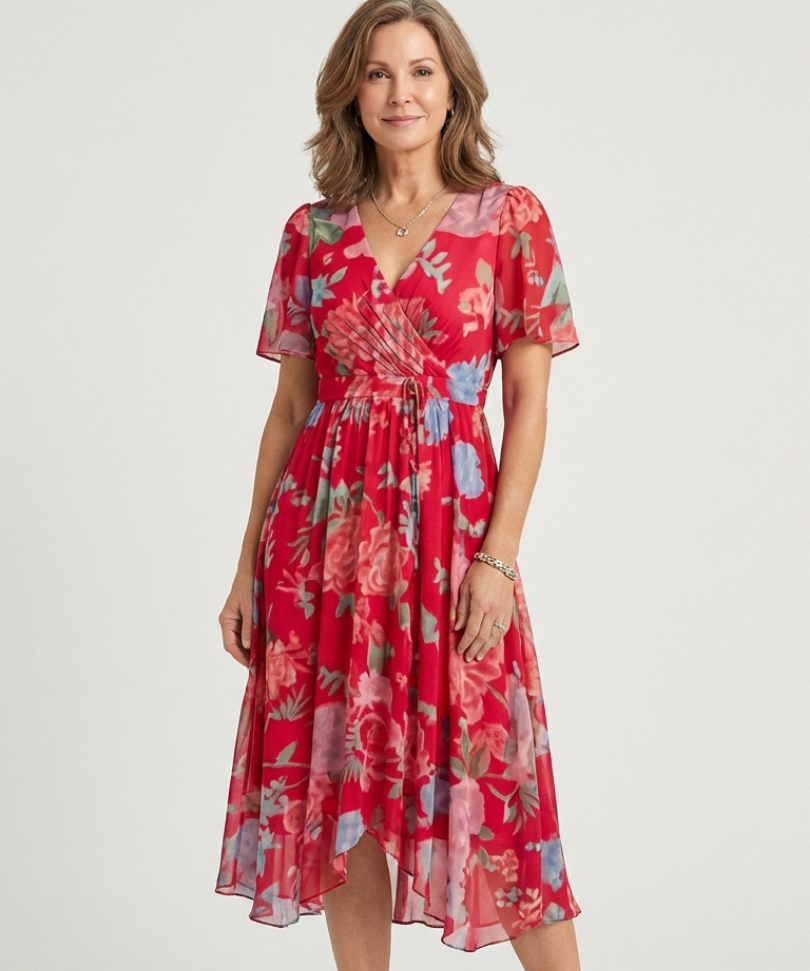 Chloé | Midi Dress with Abstract Pattern